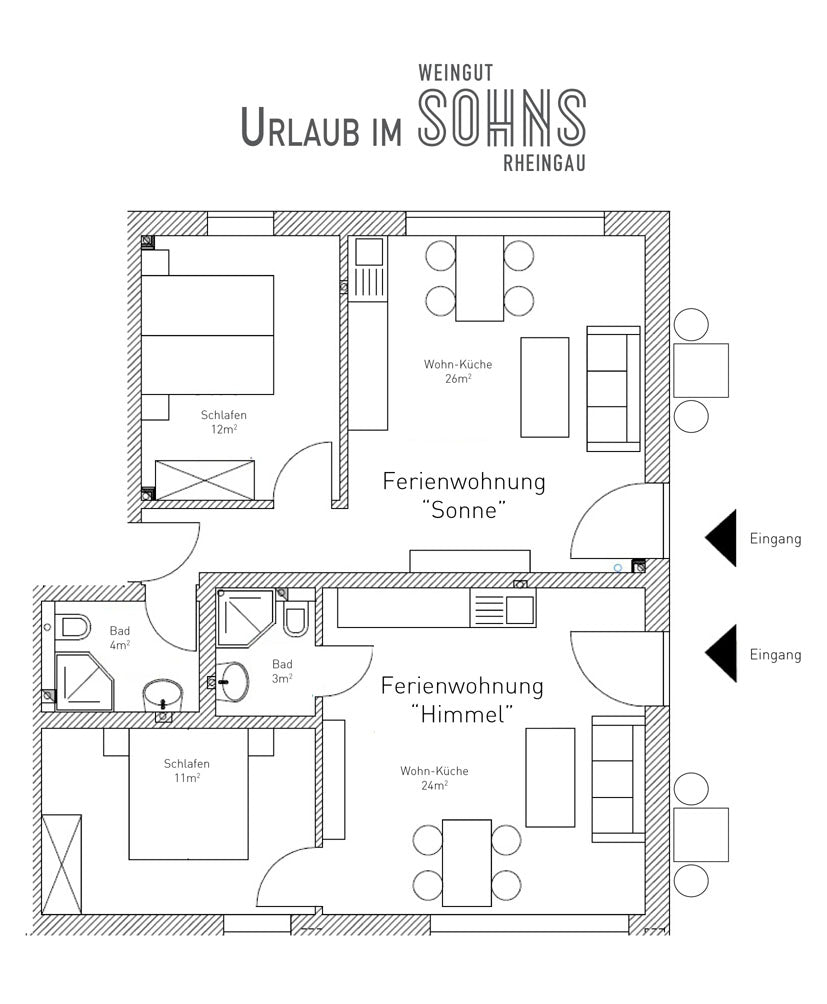 Grundriss Ferienwohnung